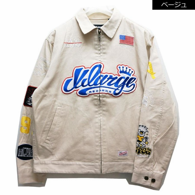 全2色 エクストララージ XLARGE ワークジャケット RECORDS WORK