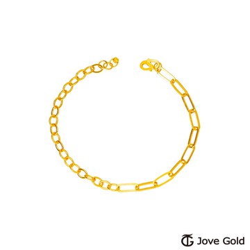 Jove gold漾金飾 交界黃金手鍊
