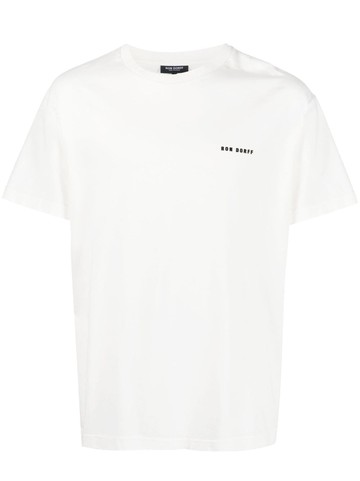 Ron Dorff - perforated cotton T-shirt - men - Cotton - L - White