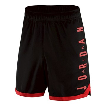 Men's Air Jordan SS22 Alphabet Logo Breathable Quick Dry Elastic Waistband Sports Shorts Black