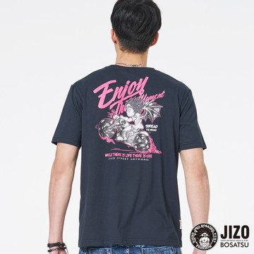 【買1送1】野狼摩托短TEE(丈青) - BLUE WAY 地藏小王