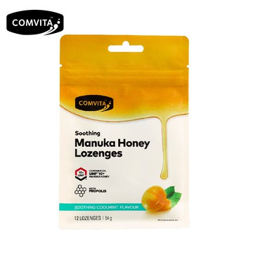 【壽滿趣】Comvita 康維他紐西蘭麥蘆卡蜂蜜潤喉糖54g(薄荷蜂膠)