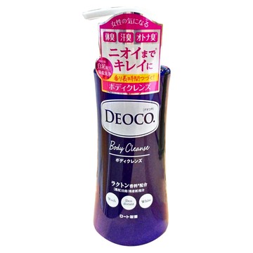 ROHTO 樂敦 Deoco 白泥淨味護理嫩膚體香沐浴乳 甜美花香 350ml  1瓶