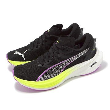 [ACS] Puma 慢跑鞋 Deviate Nitro 3 Wns 女鞋 黑 紫 綠 雙層中底 氮氣 碳板 輕量 運動鞋 30970813