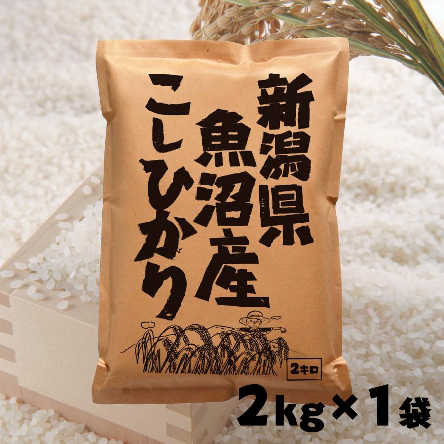 米 2kg お米 新潟県魚沼産 こしひかり 5年産 白米