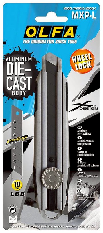 【文具通】OLFA MXP-L 限量 壓鑄 鋁合金 超強 握把 大型 美工刀 E202【APP滿額下單10%點數(單一帳號最高5000點)】1/31止