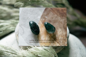 CRACK | 礦物系耳環 |  EARRINGS