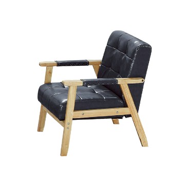 ASSARI-諾瓦單人座皮面沙發/休閒椅