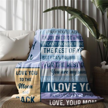 亞馬遜跨境專供爆款信封毛毯數碼印花單人沙發午睡蓋毯個性化