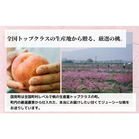 ふるさと納税 ◆2024年夏発送◆＜ 産直・こだわり桃・約2kg ＞ ※着日指定不可 ※離島への配送不可 ※2024年7月中旬〜9月中旬頃に順次発送予定 福島県国見町