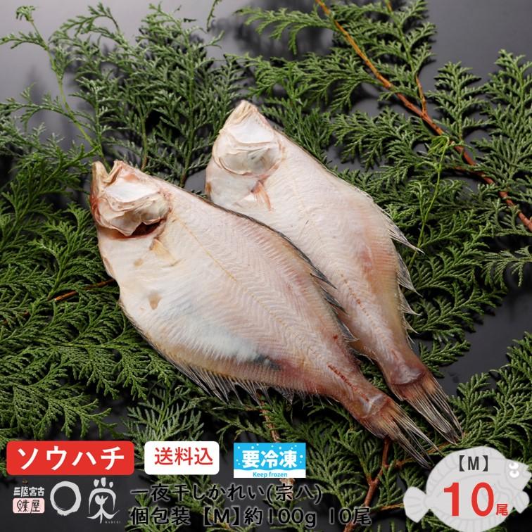 選べる一夜干しかれい 宗八 1.0kg 北海道産 サイズ(S〜3L) 干物 ギフト エテ ソウハチ 岩手 加工 冷凍 お取り寄せ グルメ