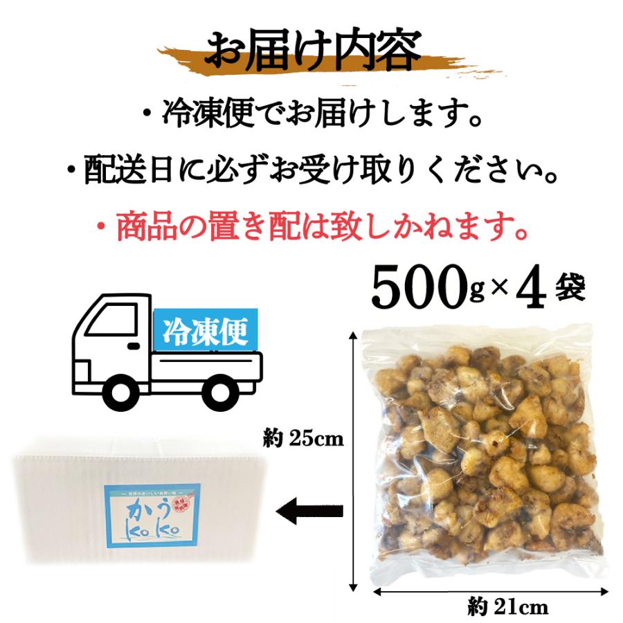 タコフリッター 2kg (500g×4袋） 冷凍 冷凍食品 タコ唐揚げ 冷凍食材