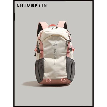 CHTO&KYIN輕便戶外登山包2025新款雙肩女徒步旅游旅行健身書背包