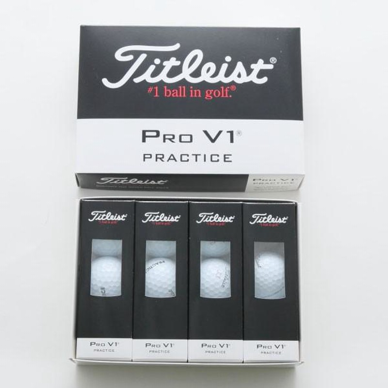 新品未使用 タイトリスト プロ V1X プラクティスボール Titleist