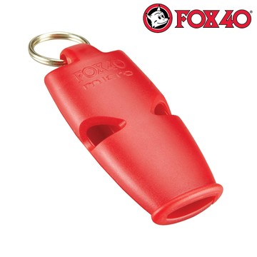 FOX 40 MICRO 爆音哨9513-0108 红色｜附分離式繫繩