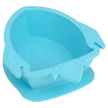 Nuby 矽膠餐碗  顏色隨機  1個