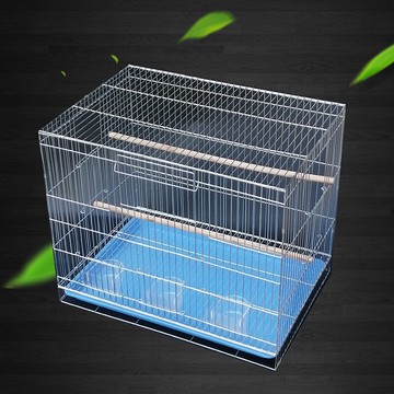 鳥籠 虎皮鸚鵡中大型電鍍八哥牡丹玄鳳加粗養殖大號金屬繁殖子【MJ6189】