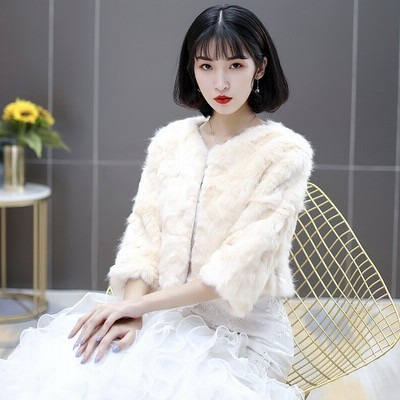 ブライダルケープ 花嫁 ウエディングショール 秋冬 ファーボレロ 長袖 肩掛け 二次会ショール 発表会ケープ 披露宴 ウェディングケープ パーティー 通販 Lineポイント最大get Lineショッピング