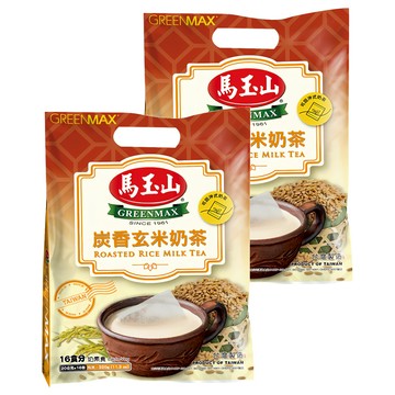 馬玉山 炭香玄米奶茶  20g  16包  2袋