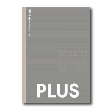 PLUS 普樂士 B5 筆記本 方格 10本入 /包 NO-003GI（灰 75-147）