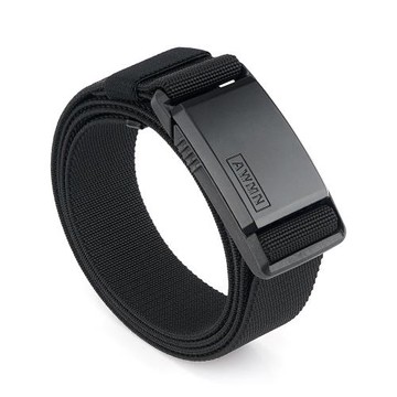 澳威美牛戰術腰帶男多功能磁力自動扣松緊帆布皮帶戶外軍訓褲帶