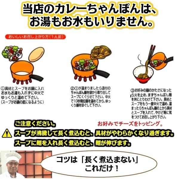 カレー ちゃんぽん （具材入） ８食 長崎ちゃんぽん 進化形 九州野菜使用 温めるだけの 簡単調理