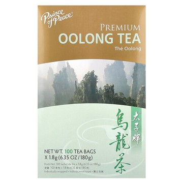 Prince of Peace, 高級烏龍茶，100 個獨立包裝的茶包，（1.8 克）