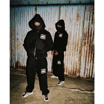 Corteiz拉鏈衛衣套裝UKDRIPDRILL歐美明星同款運動休閑嘻哈說唱