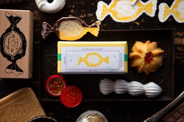 新 檸檬蛋糕  實木印章