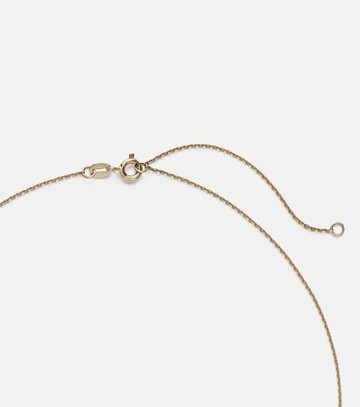 Stone and Strand Vintage Scallop Shell 14kt gold necklace with diamonds
