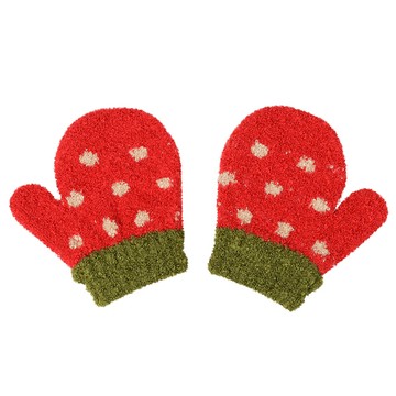 akachan honpo - 手套-草莓-紅色-日本製