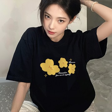 【現貨！當天出貨】韓系t恤 250g重磅衣服 純棉短袖 加大碼寬鬆女裝 設計感上衣 休閒百搭短t 不透膚棉t 新款t恤