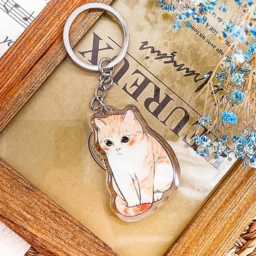023橘貓C orange tabby C/晶透吊飾 stationery charm