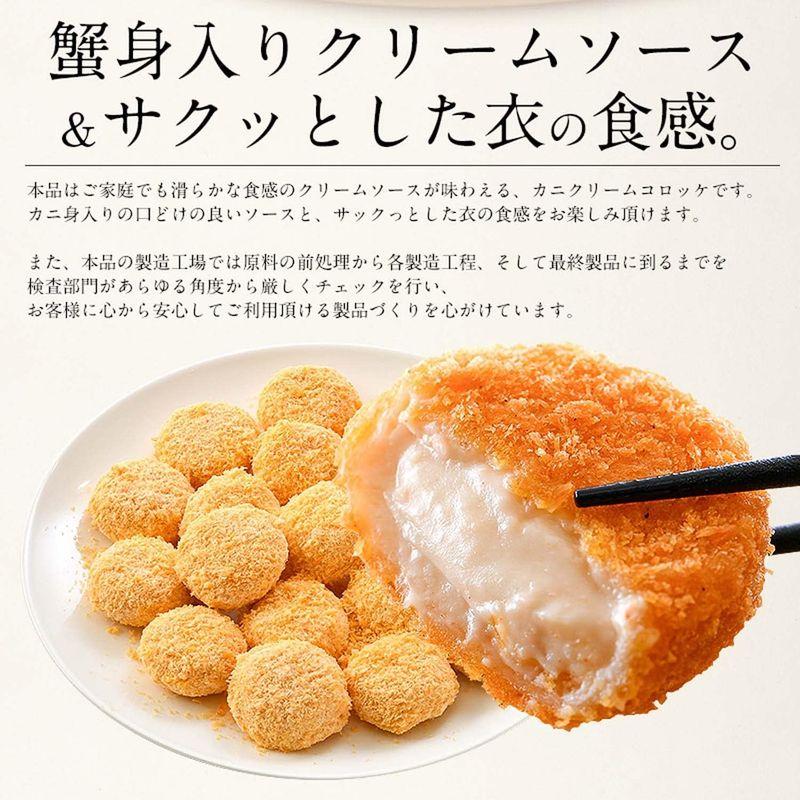 港ダイニングしおそう カニクリームコロッケ 800g（40g×20個） 揚げるだけおかず かに屋がつくったカニクリームコロッケ かに カニ