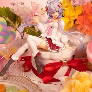 咪咪良品🔥初音未來手辦糖果洛天依泡麪壓二次元美少女桌面擺件人偶公仔禮物