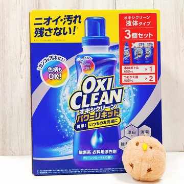 COSTCO代購 好市多 OxiClean 活氧強效去漬液 600毫升+補充包 900毫升2入 花香 消臭 活氧 清潔