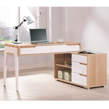 艾莎北歐4.1尺功能書桌組