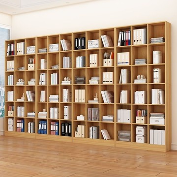 ?快速出貨 可開發票 f書架置物架落地高2米4家用書柜置物柜靠墻多層客廳自由組合格子