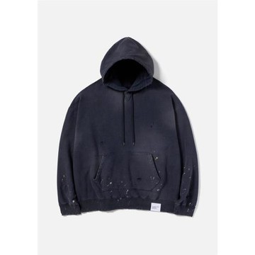 現貨 NEIGHBORHOOD DAMAGE休閑水洗破壞做舊連帽衛衣帽衫 23AW