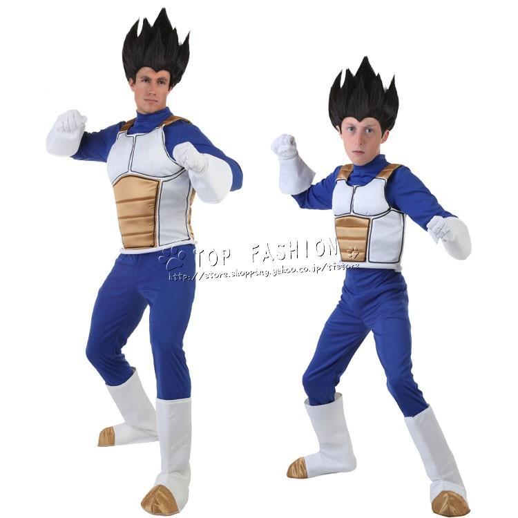 ドラゴンボール 風 ベジータ コスプレ 衣装 子供用大人用サイズ コスチューム 変装 cosplay ハロウィンイベント仮装 クリスマス演出服  LINEショッピング