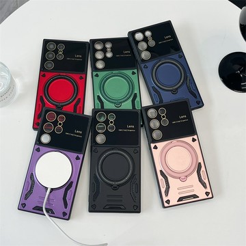 優盾磁吸旋轉支架 手機殼 保護殼 適用於三星S23 Ultra plus A54 A34 A14 A24 A12 A13