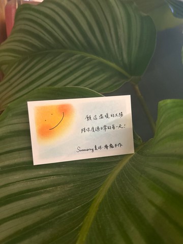 客製畫 粉彩手繪小卡 勵志小語 色彩療癒 可訂製牌卡