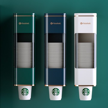 取杯器 一次性杯子取杯器紙杯架取杯架飲水機杯子架免打孔壁掛收納置物架【HZ65056】