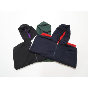 日單街頭潮牌復古拼色運動廓型寬松oversize街舞bboy薄款連帽夾克