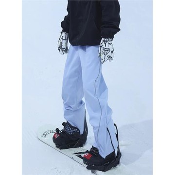 美式三防軟殼滑雪褲女男冬季防風防水加絨褲子東北零下40度沖鋒褲