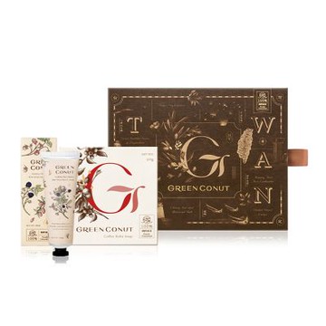 綠果 手工大皂護手霜禮盒組(護手霜+手工皂115g)