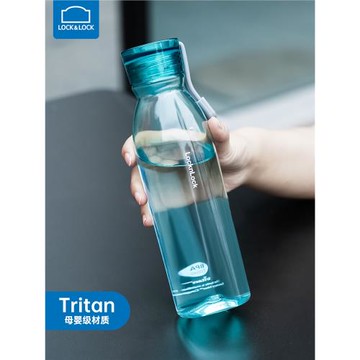 樂扣樂扣水杯馬卡龍色系女生新款高顏值塑料運動水杯簡約外出便攜