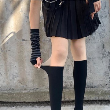 拼接褲襪假大腿連體絲襪夏季假高筒光腿神器夏季假小腿jk肉色過膝