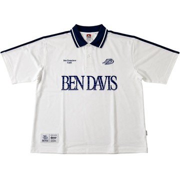 BEN DAVIS 26580036-07 COOLER PRACTICE SHIRT 短袖POLO衫 (白色)