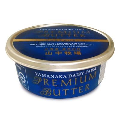 山中牧場 プレミアムバター 青色 赤色 各200g ×2缶